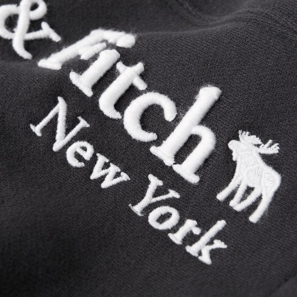 Hình Quần shorts thun nam AF-S08 Fleece Logo Shorts Dark Grey