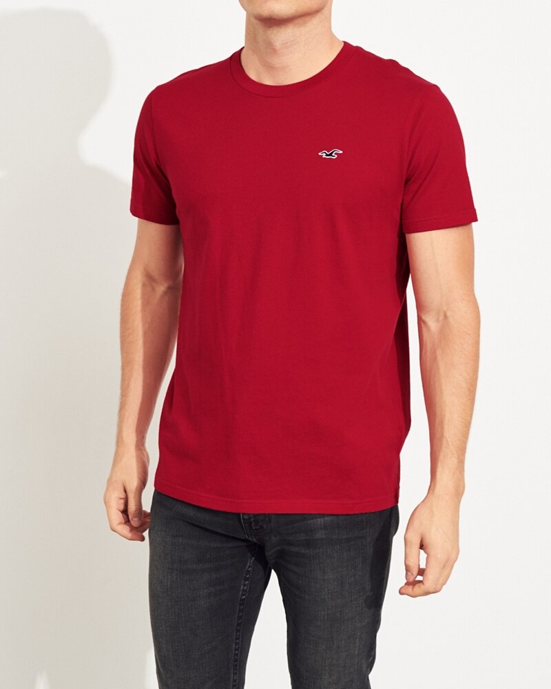 Hình Áo thun nam Hollister HCO-T145 Must-Have Crewneck T-Shirt Red