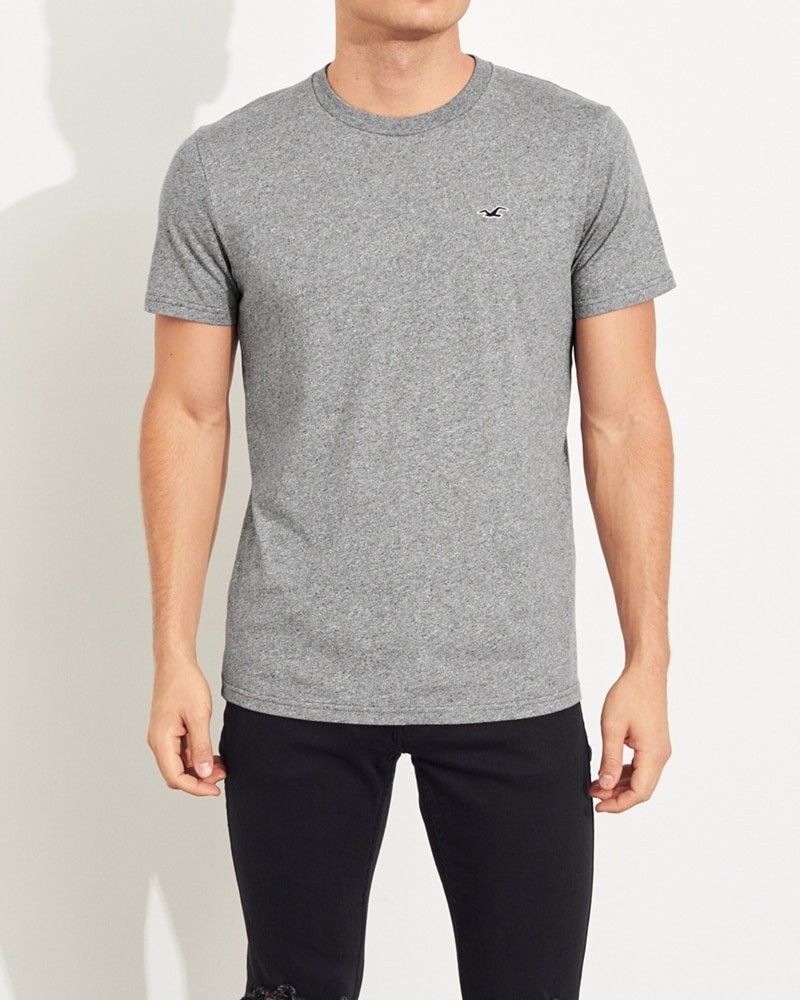 Hình Áo thun nam Hollister HCO-T146 Must-Have Crewneck T-Shirt Heather Grey