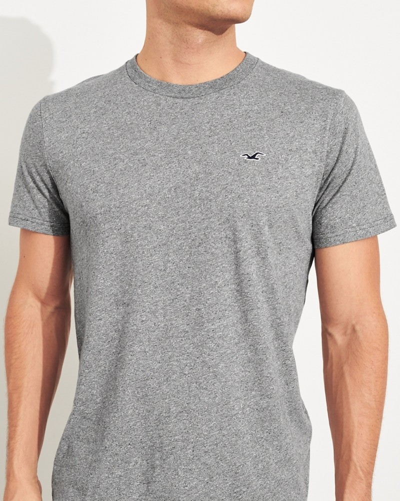 Hình Áo thun nam Hollister HCO-T146 Must-Have Crewneck T-Shirt Heather Grey