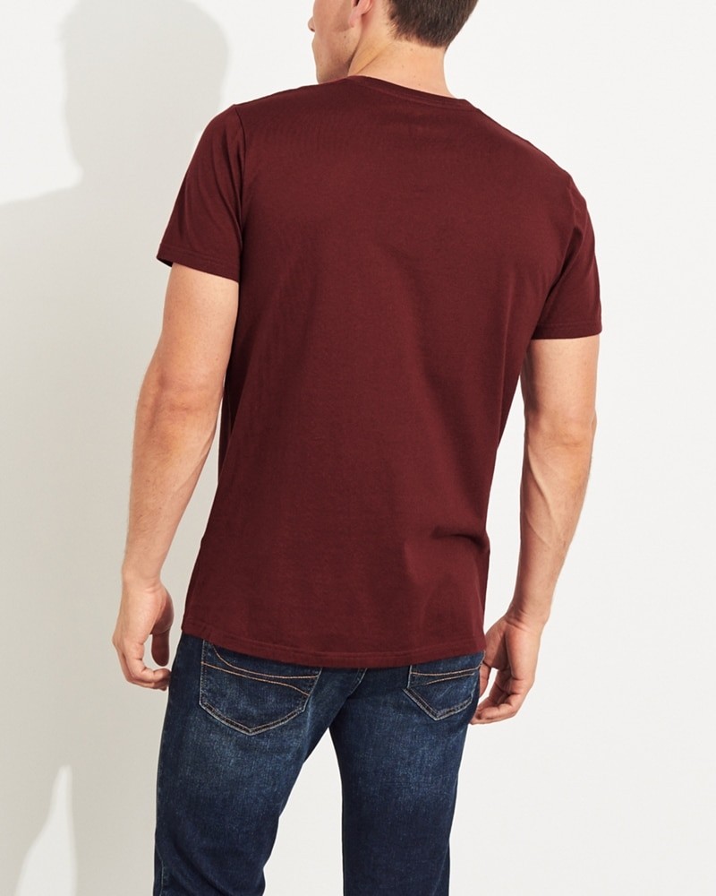 Hình Áo thun nam Hollister HCO-T147 Must-Have Crewneck T-Shirt Burgundy