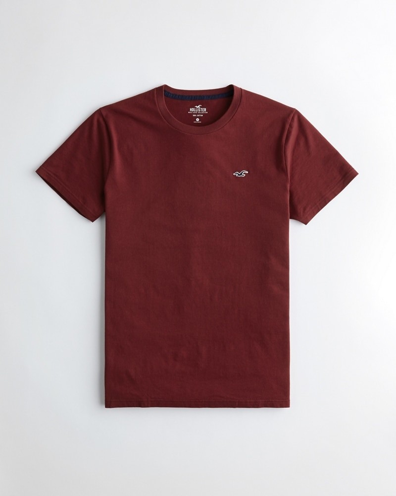Hình Áo thun nam Hollister HCO-T147 Must-Have Crewneck T-Shirt Burgundy