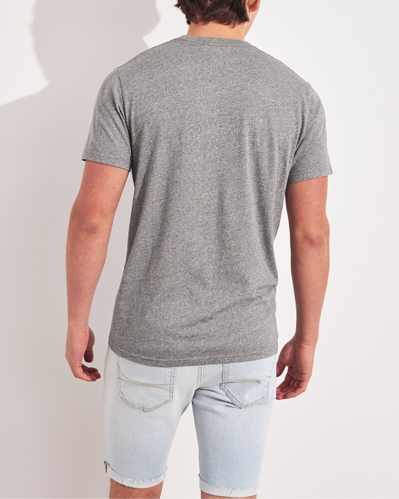 Hình Áo thun nam Hollister HCO-T148 Must-Have Crewneck T-Shirt Heather Grey