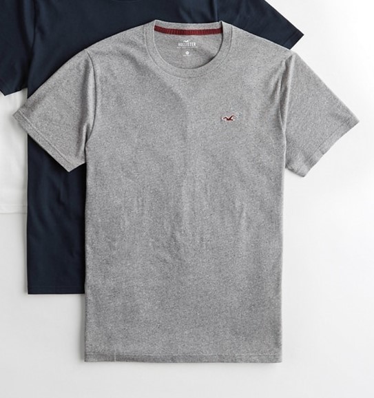 Hình Áo thun nam Hollister HCO-T148 Must-Have Crewneck T-Shirt Heather Grey