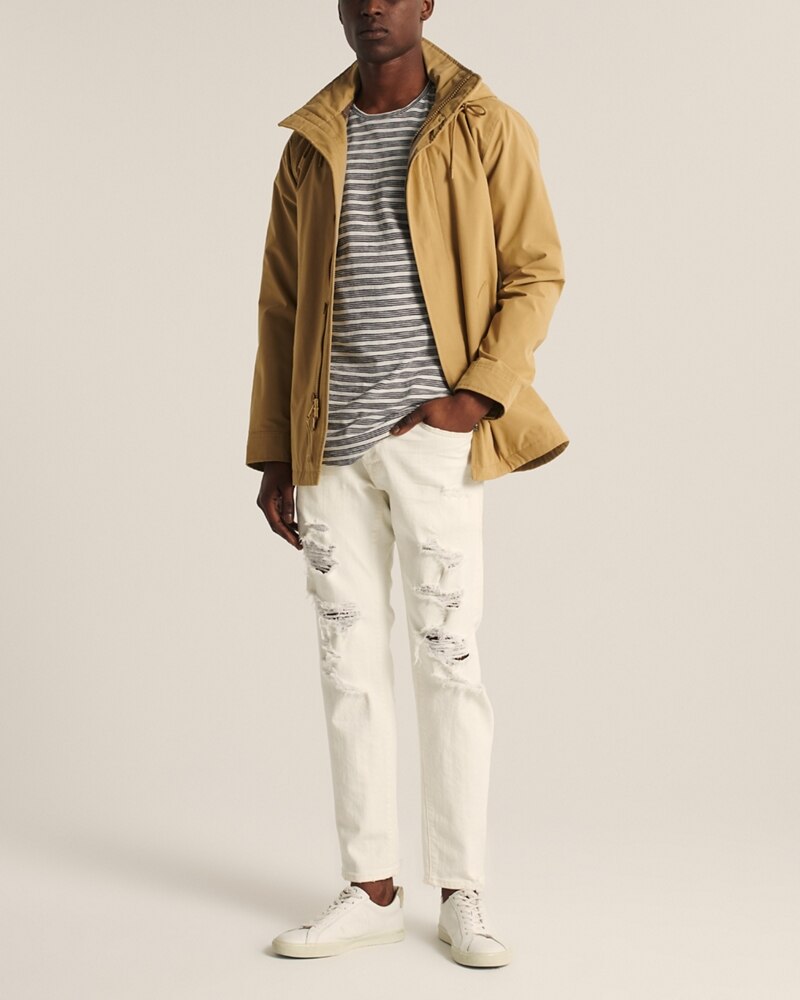 Hình Áo thun nam Abercrombie & Fitch AF-T282 Curved Hem Pattern Tee