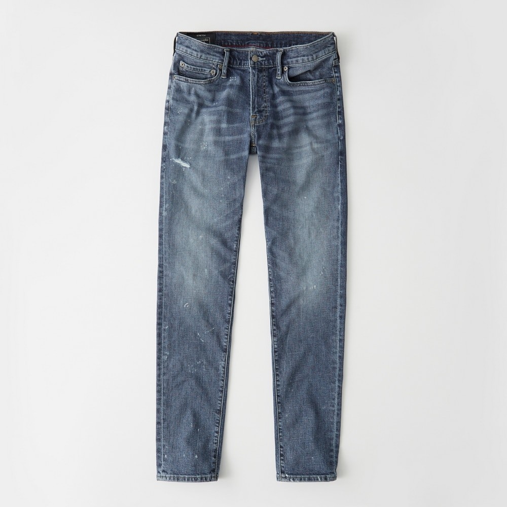 Hình Quần Jean nam Abercrombie & Fitch AF-US-J52 Ripped Super Skinny Jeans