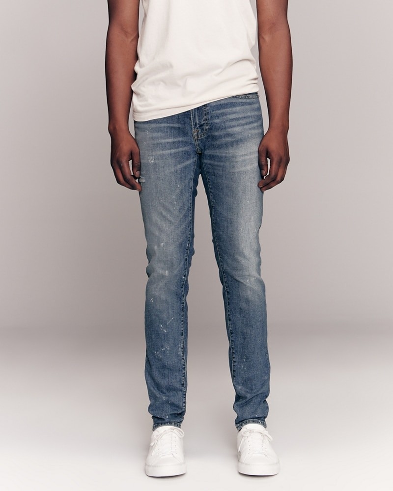 Hình Quần Jean nam Abercrombie & Fitch AF-US-J52 Ripped Super Skinny Jeans