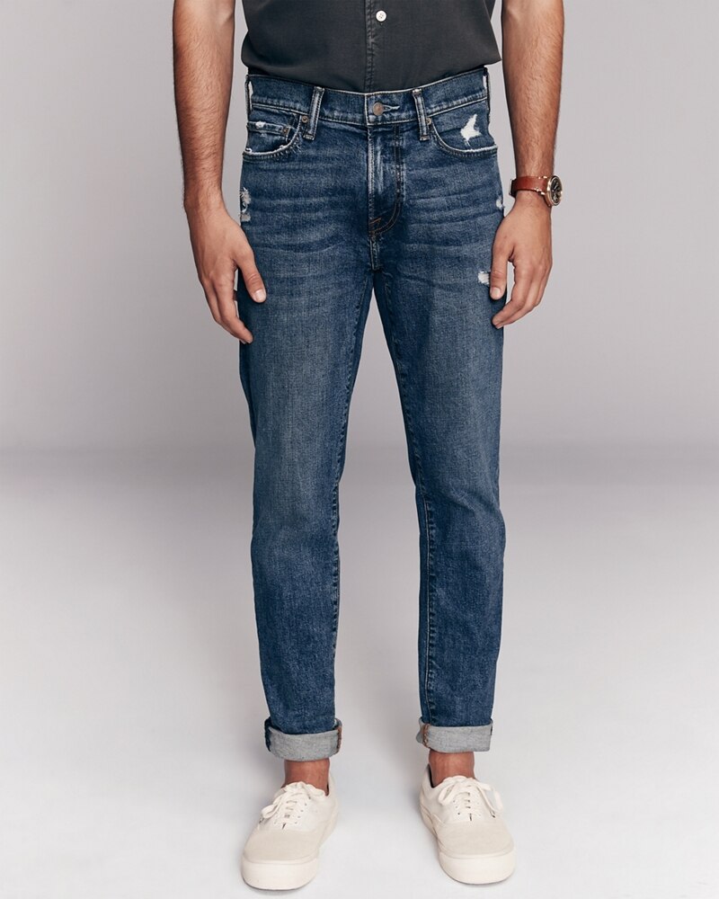 Hình Quần Jean nam Abercrombie & Fitch AF-US-J53 Athletic Skinny Jeans