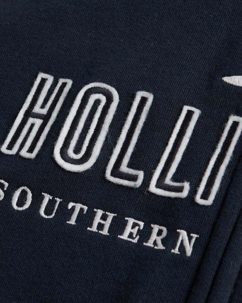 Hình Áo khoác nữ Hollister HCO-NK07 Applique Logo Full-Zip Hoodie Navy