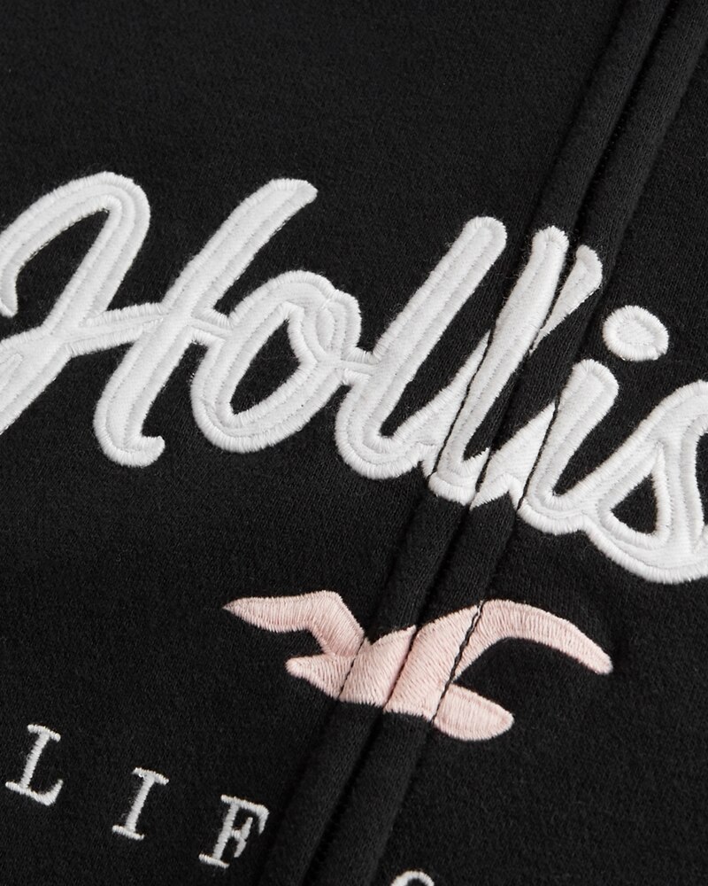 Hình Áo khoác nữ Hollister HCO-NK09 Full-Zip Logo Hoodie Black