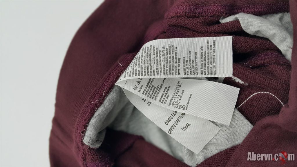 Hình Quần short thun nam Hollister HCO-S04 Applique Logo Shorts Burgundy