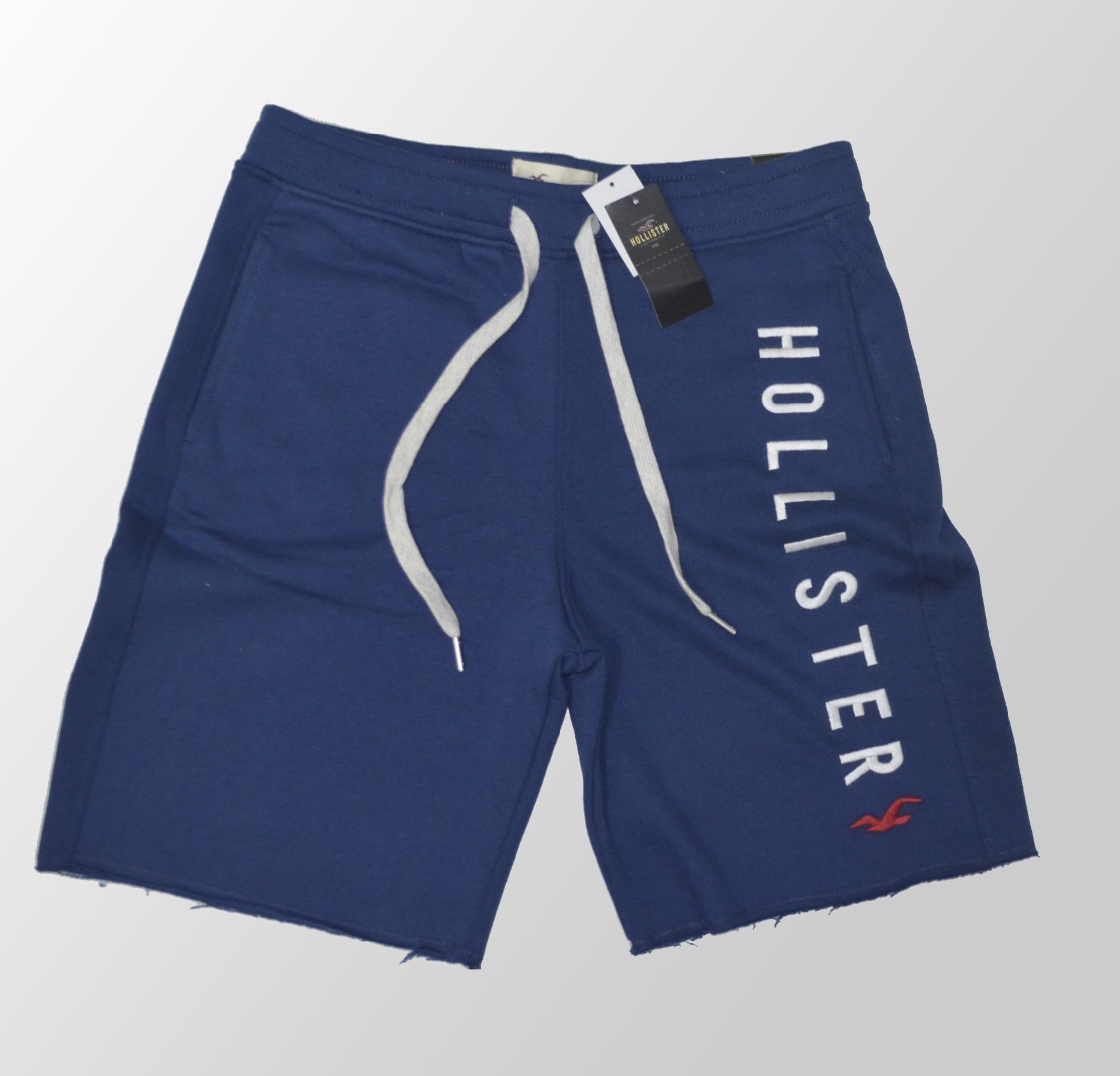 Hình Quần short thun nam Hollister HCO-S15 Applique Logo Shorts Blue