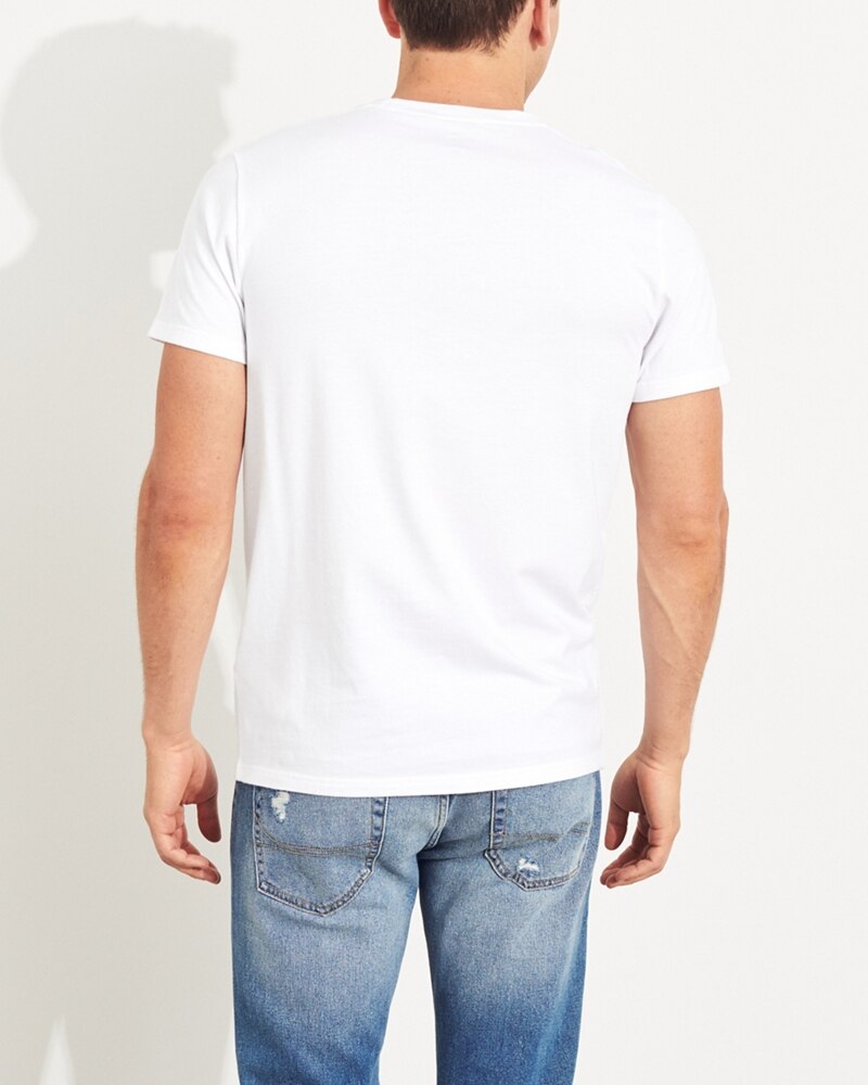 Hình Áo thun nam Hollister HCO-T150 Must-Have Crewneck T-Shirt White