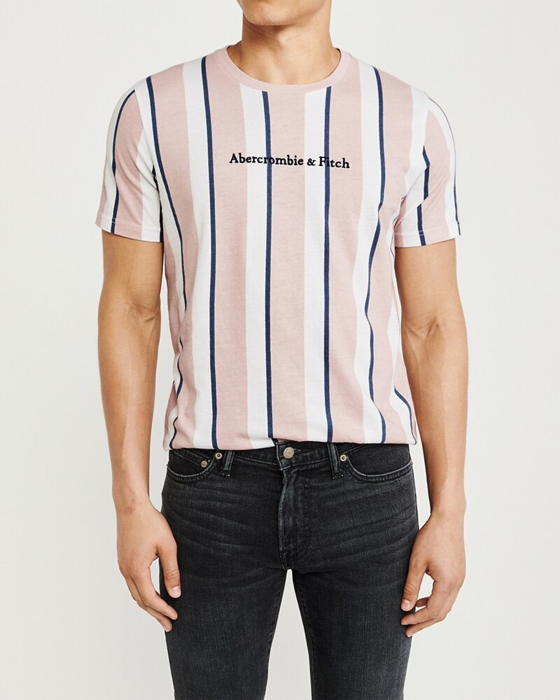 Hình Áo thun nam Abercrombie & Fitch AF-T286 Embroidered Logo Tee