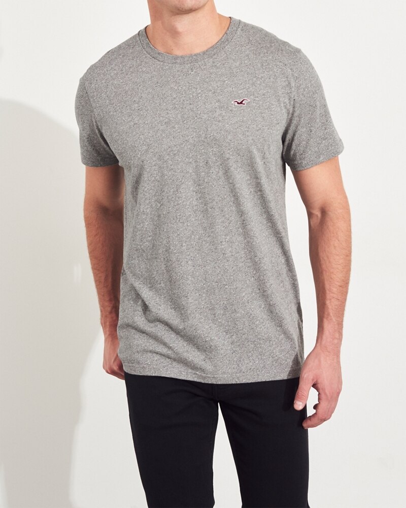 Hình Áo thun nam Hollister HCO-T156 Must-Have Crewneck T-Shirt Heather Grey
