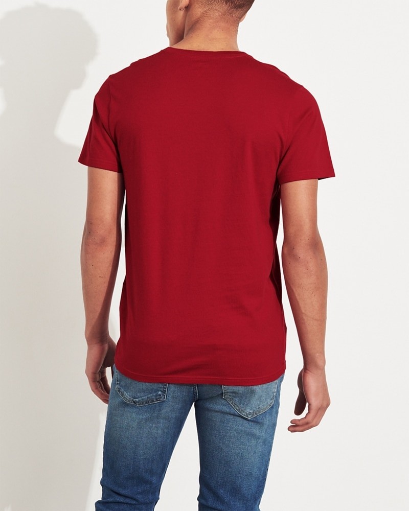 Hình Áo thun nam Hollister HCO-T158 Must-Have V-Neck T-Shirt Red