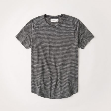 Hình Áo thun nam Abercrombie & Fitch AF-T289 Curved Hem Pattern Tee