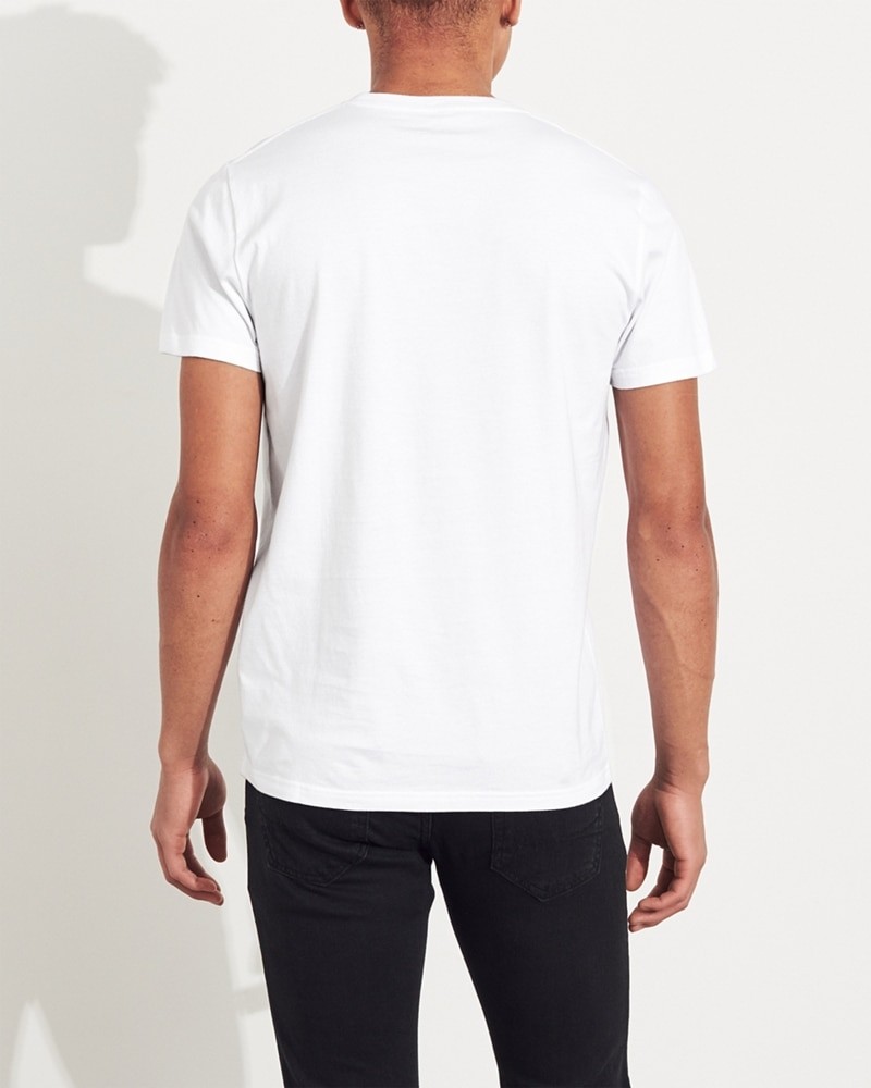 Hình Áo thun nam Hollister HCO-T160 Must-Have V-Neck T-Shirt White