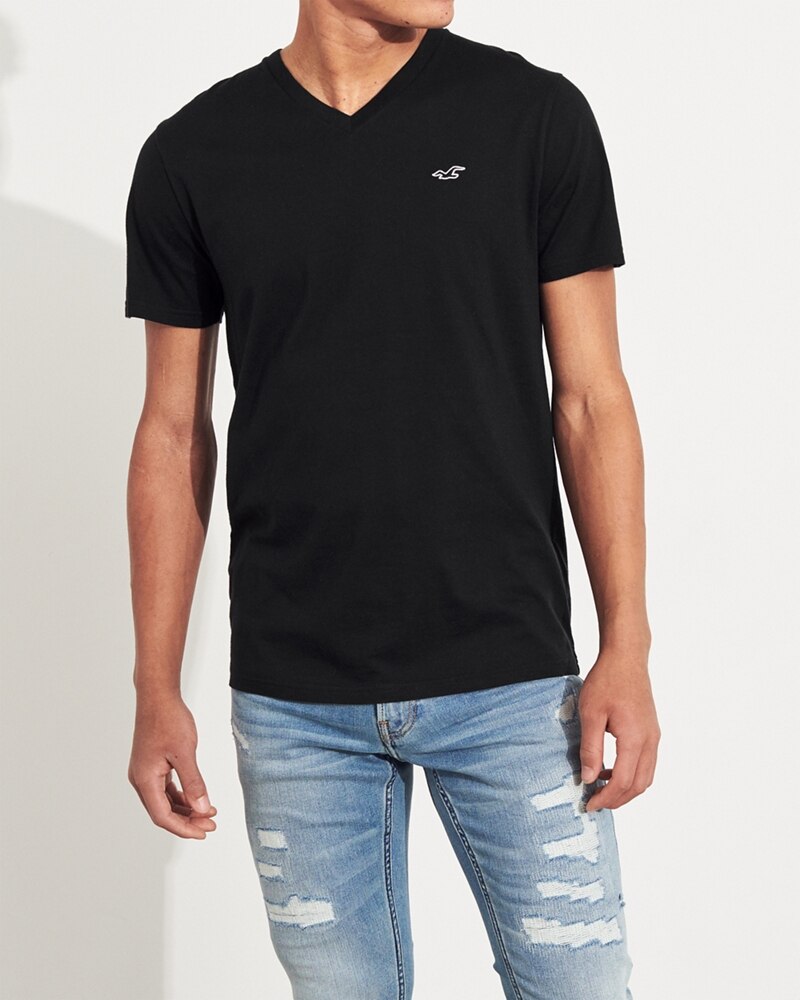 Hình Áo thun nam Hollister HCO-T161 Must-Have V-Neck T-Shirt Black
