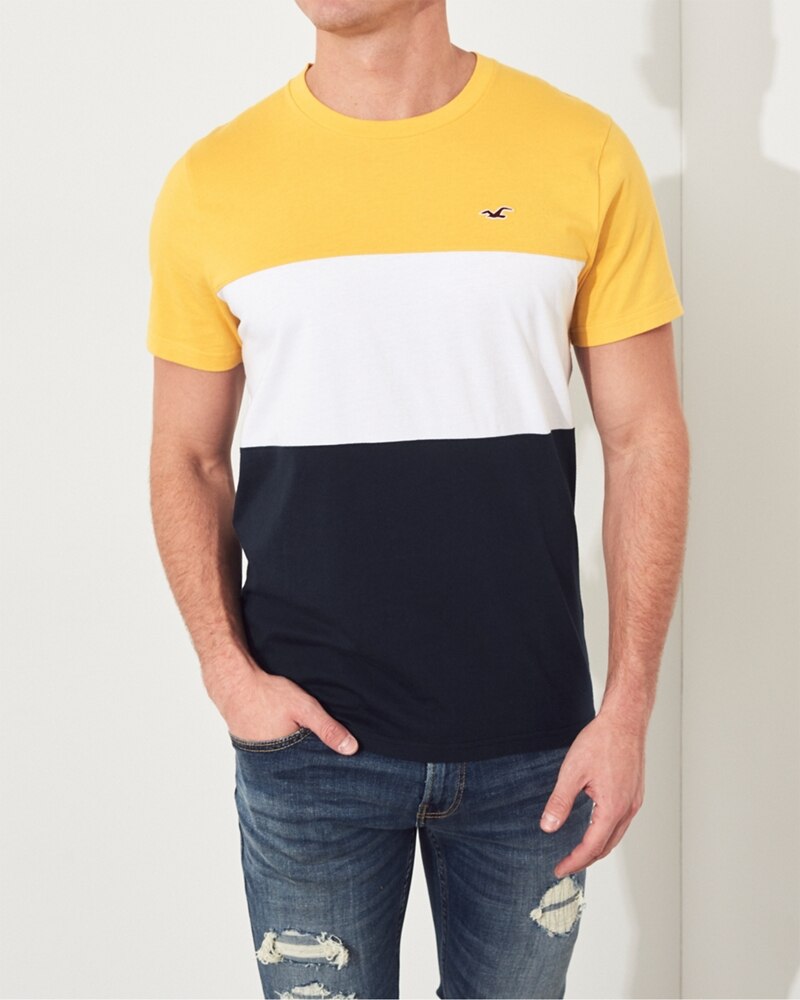 Hình Áo thun nam Hollister HCO-T162 Color Block Tee