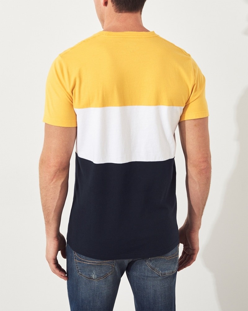 Hình Áo thun nam Hollister HCO-T162 Color Block Tee