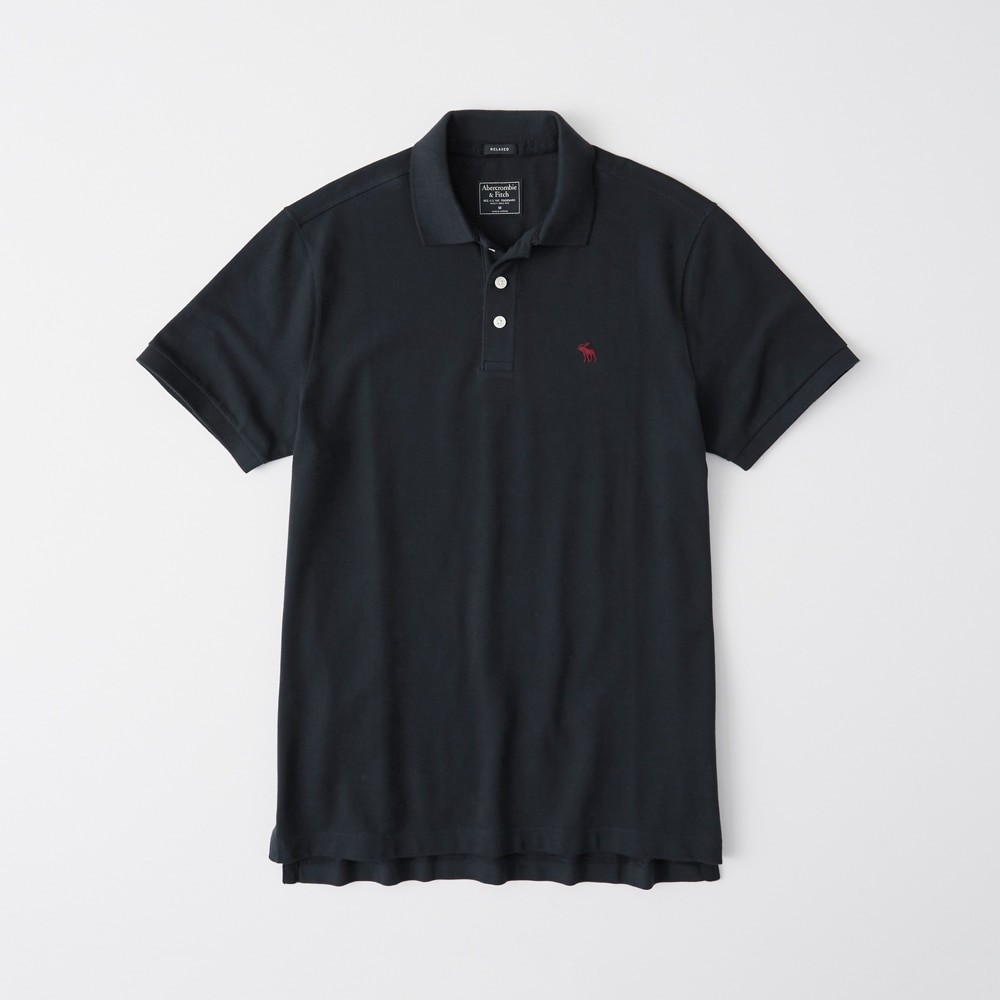 Hình Áo thun polo Abercrombie & Fitch AF-US-P65 Relaxed Stretch Icon Polo