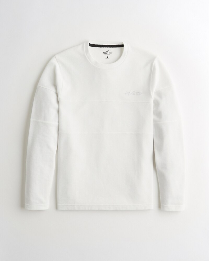 Hình Áo thun nam tay dài Hollister HCO-HL57 Ribbed Crewneck T-Shirt