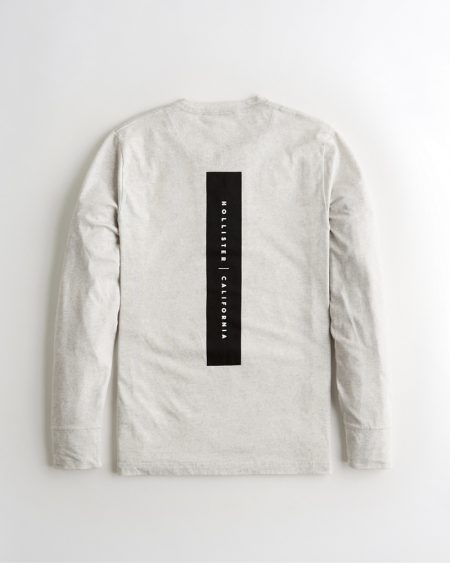 Hình Áo thun nam tay dài Hollister HCO-HL62 Print Logo Graphic Tee