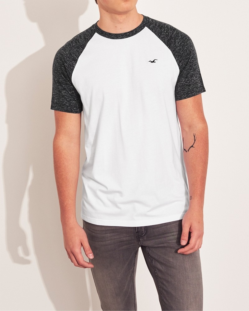 Hình Áo thun nam Hollister HCO-T169 Colorblock Raglan T-Shirt