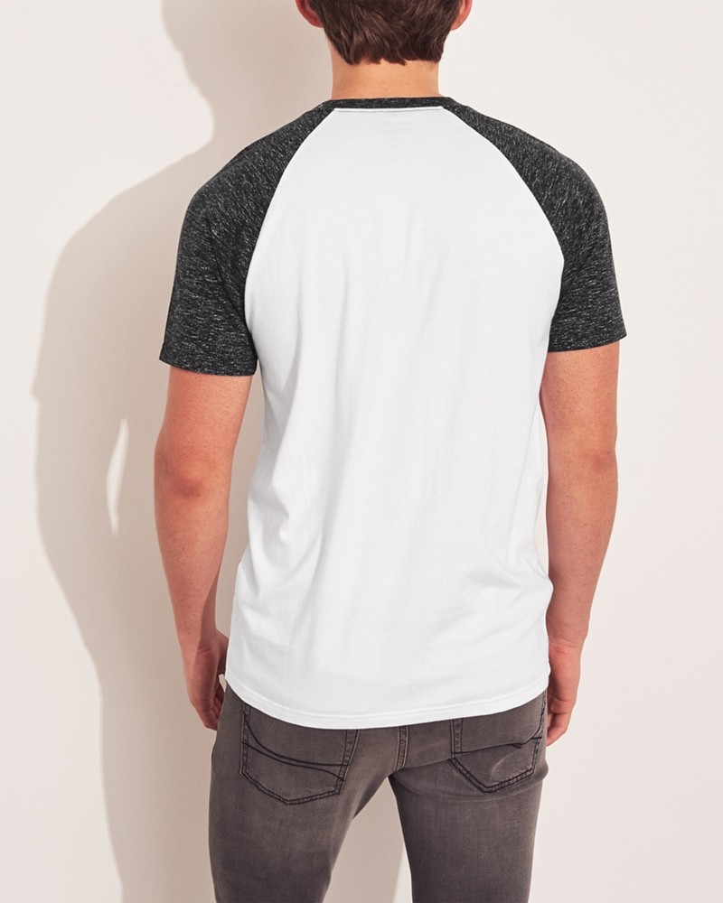 Hình Áo thun nam Hollister HCO-T169 Colorblock Raglan T-Shirt