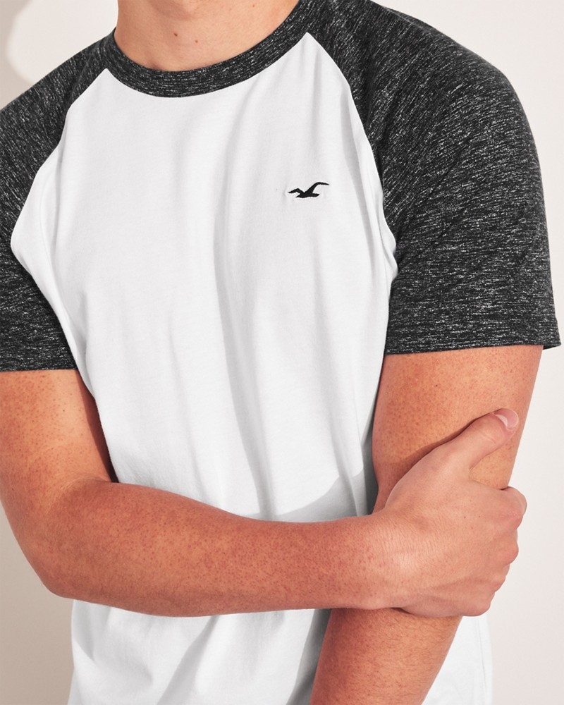 Hollister raglan clearance t shirt