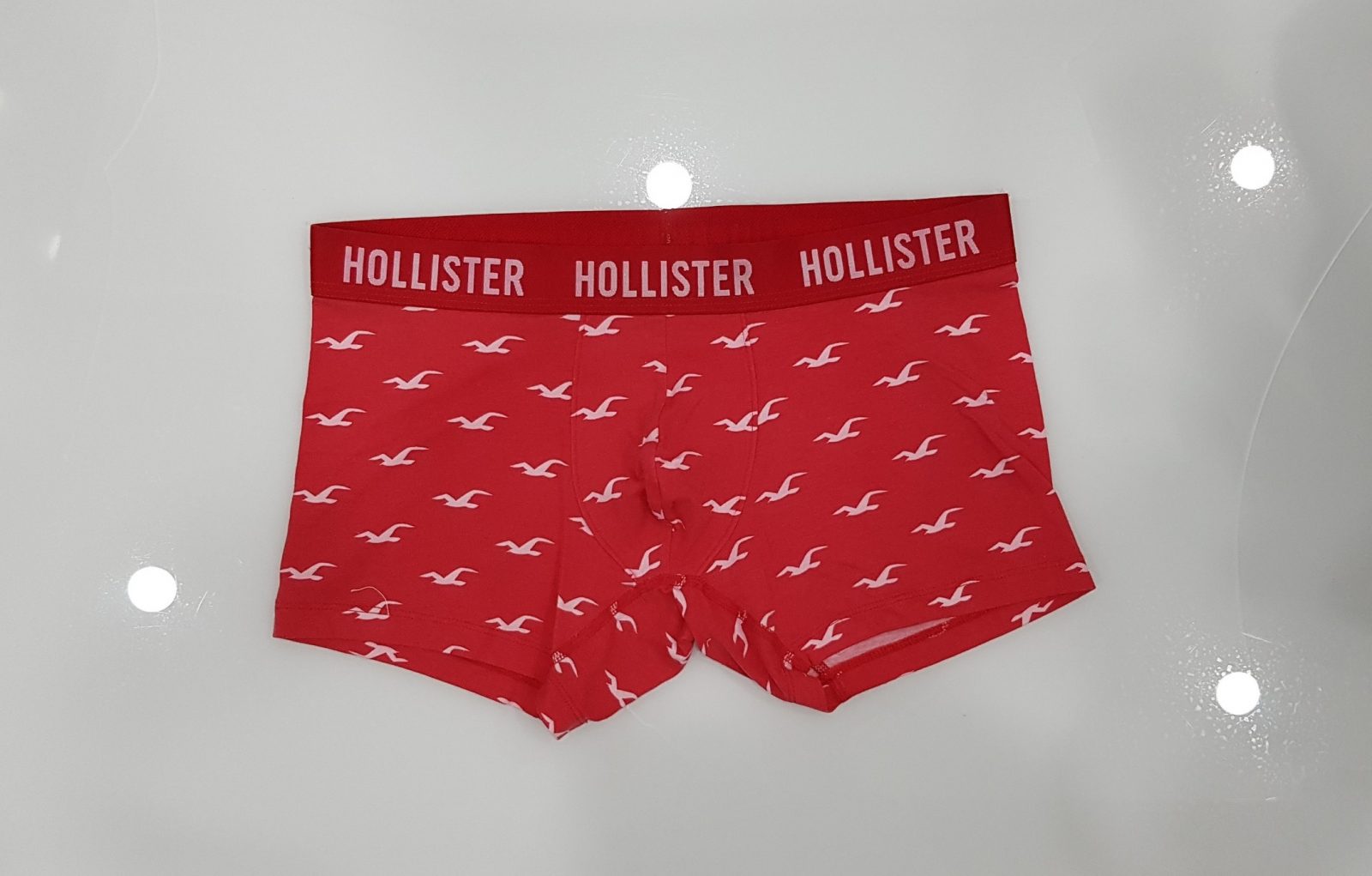 Hình Quần lót nam Hollister HCO-UD07 Classic Trunk Red Icon
