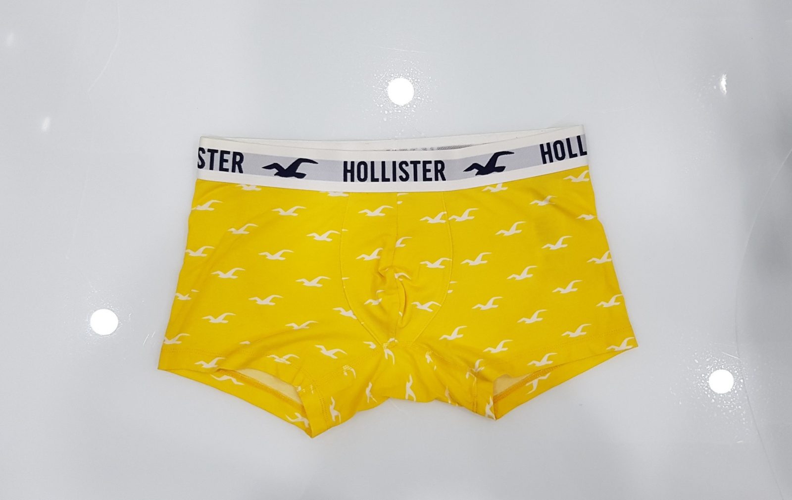 Hình Quần lót nam Hollister HCO-UD08 Classic Trunk Yellow Icon