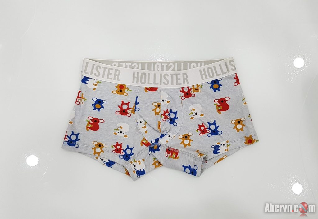 Hình Quần lót nam Hollister HCO-UD10 Classic Trunk Grey Bear Icon Hình Quần lót nam Hollister HCO-UD10 Classic Trunk Grey Bear Icon