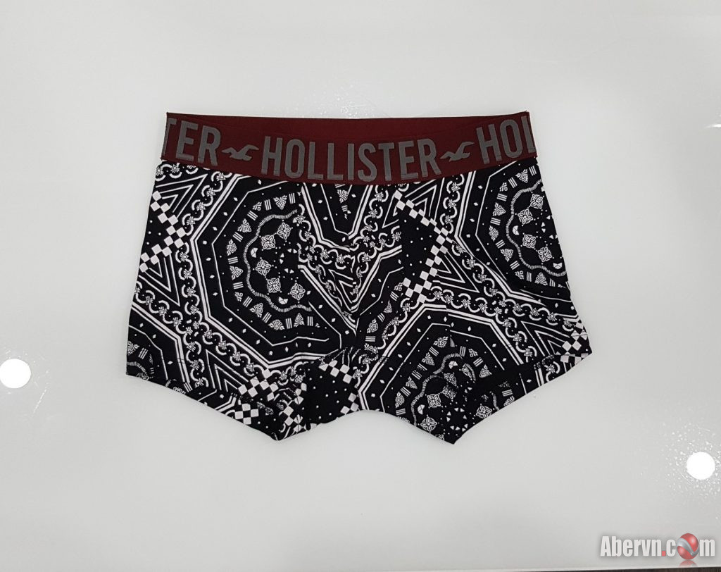 Hình Quần lót nam Hollister HCO-UD14 Classic Trunk Black Pattern