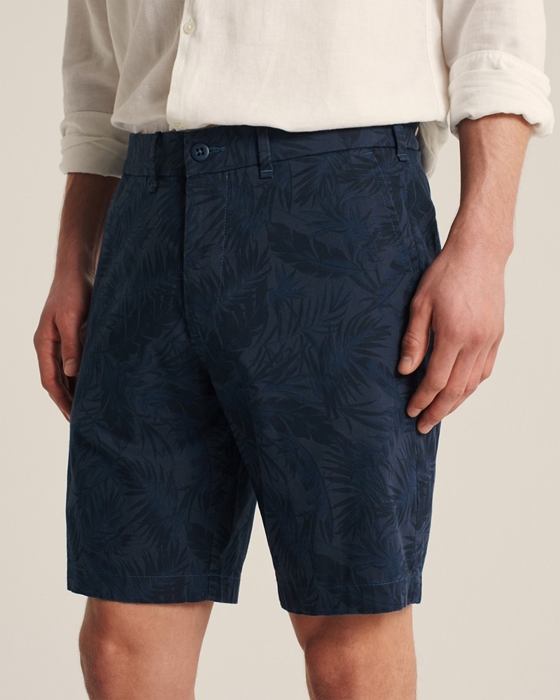 Quần shorts Abercrombie AF-US-S03 Stretch Chino Shorts Navy - Ảnh 3