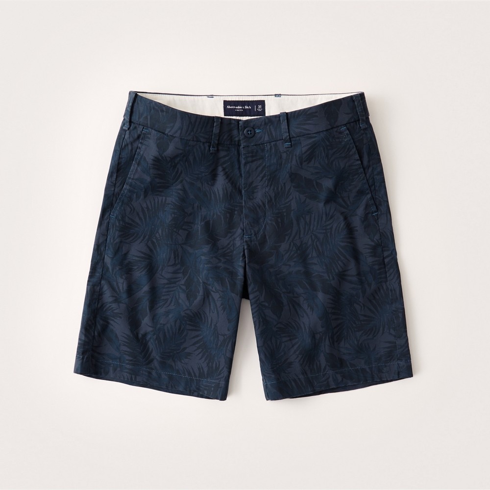 Quần shorts Abercrombie AF-US-S03 Stretch Chino Shorts Navy - Ảnh 2