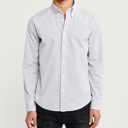 Áo sơmi nam Abercrombie & Fitch AF-US-SM109 Super Slim Poplin Shirt