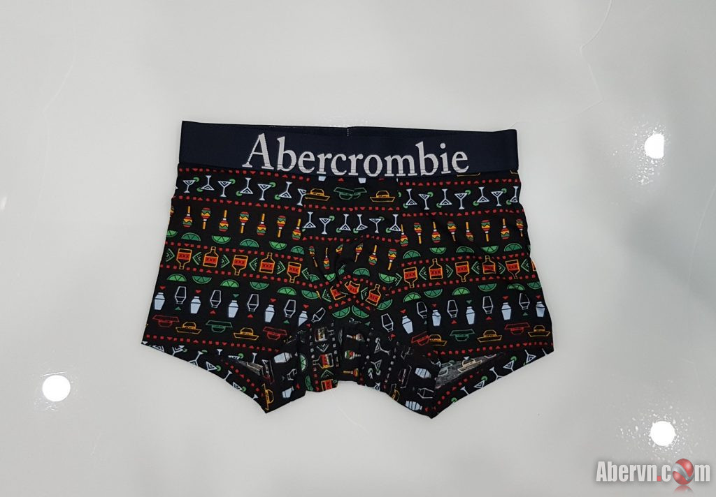 Hình Quần lót nam Abercrombie AF-UD01 Classic Trunk Black Pattern