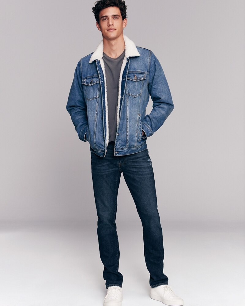 Hình Quần Jean nam Abercrombie & Fitch AF-US-J58 Skinny Jeans