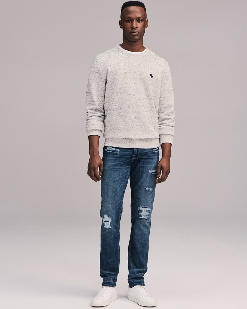 Hình Quần Jean nam Abercrombie & Fitch AF-US-J61 Repaired Skinny Jeans