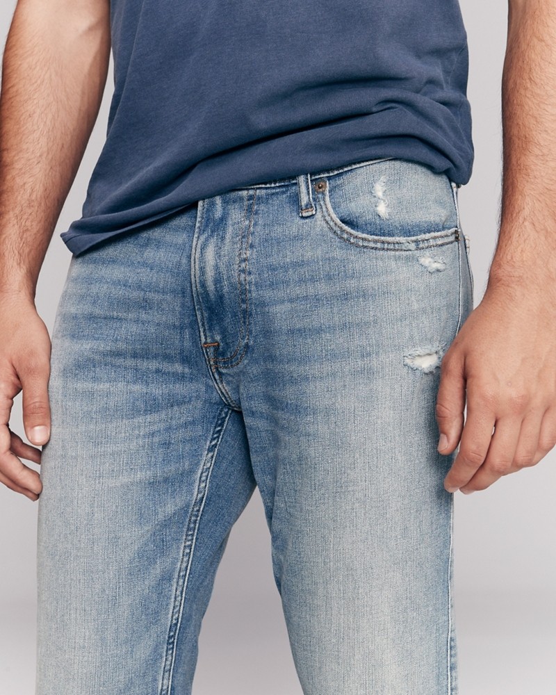 Hình Quần Jean nam Abercrombie & Fitch AF-US-J63 Ripped Skinny Jeans
