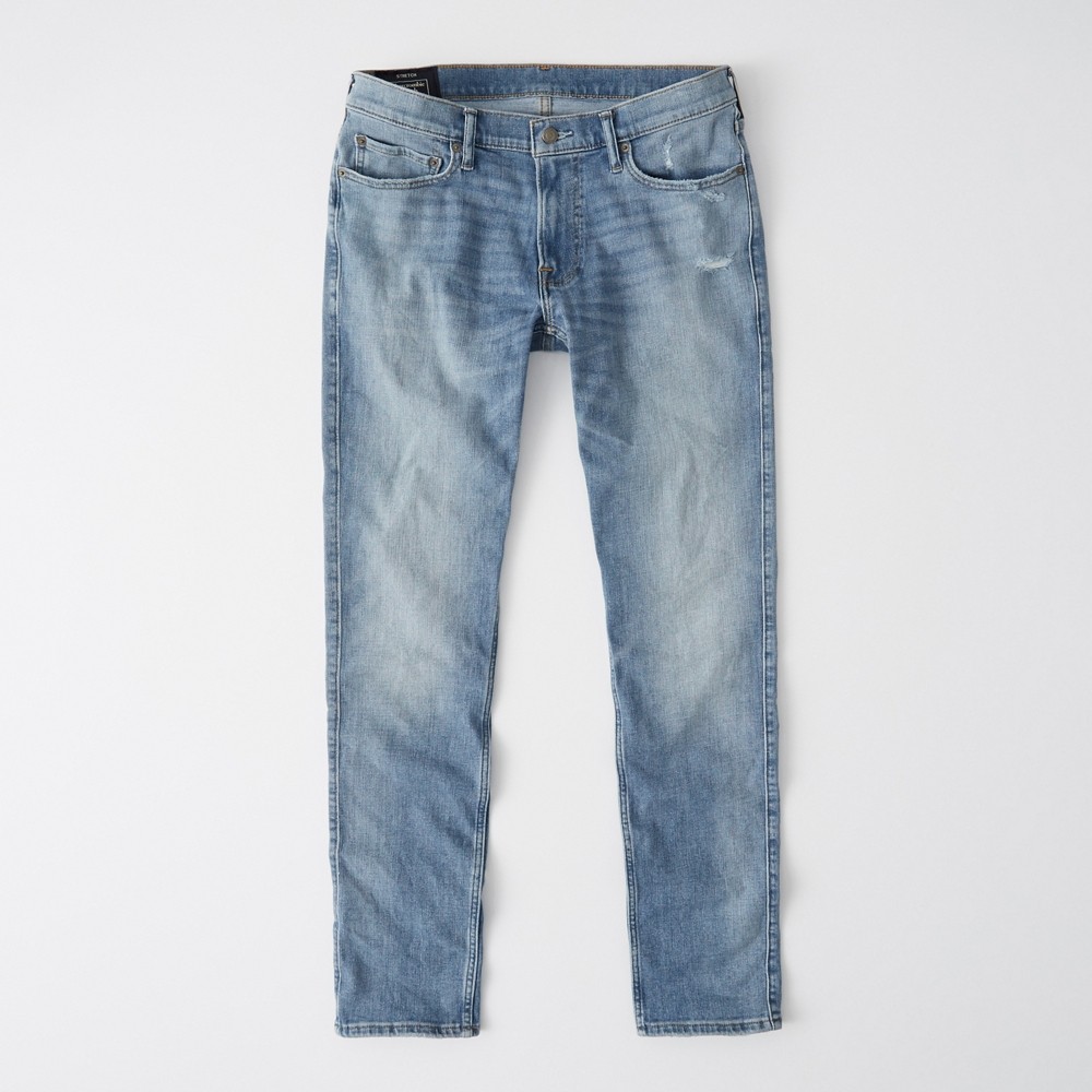 Hình Quần Jean nam Abercrombie & Fitch AF-US-J63 Ripped Skinny Jeans