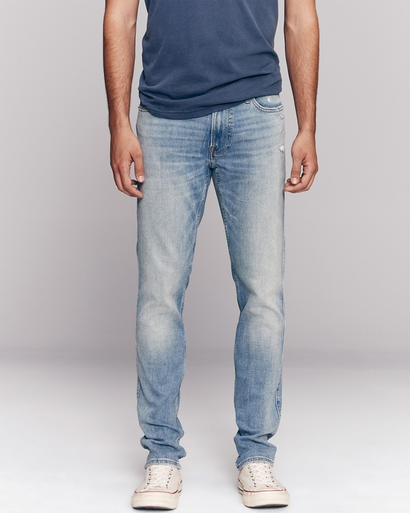 Hình Quần Jean nam Abercrombie & Fitch AF-US-J63 Ripped Skinny Jeans