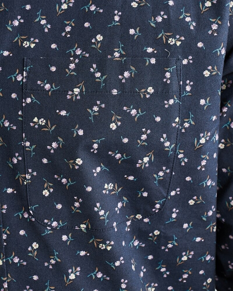 Hình Áo sơmi nam Abercrombie & Fitch AF-US-SM100 Print Poplin Shirt