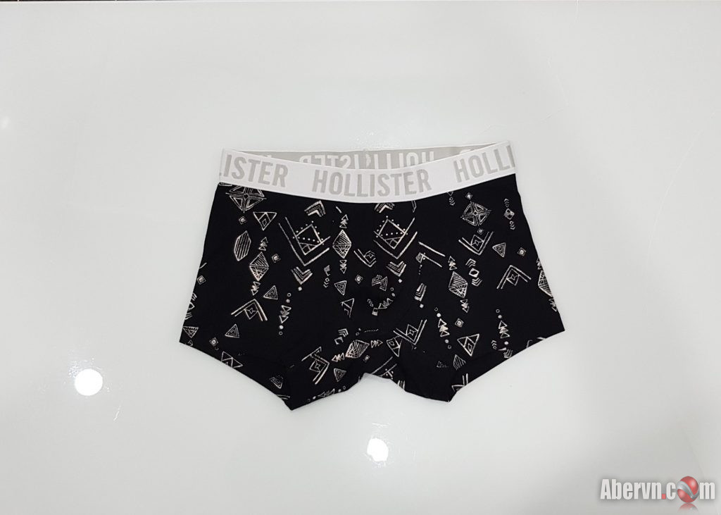Hình Quần lót nam Hollister HCO-UD17 Classic Trunk Black Pattern