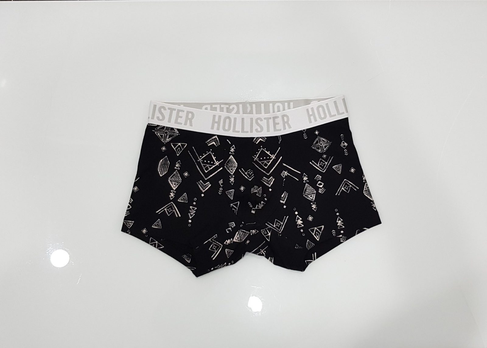 Hình Quần lót nam Hollister HCO-UD17 Classic Trunk Black Pattern