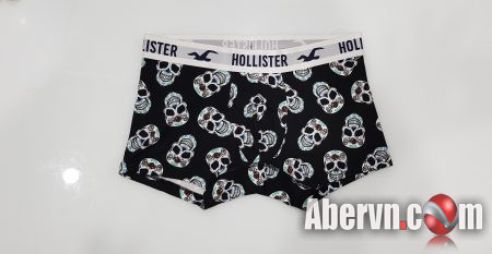 Hình Quần lót nam Hollister HCO-UD22 Classic Trunk Black Pattern
