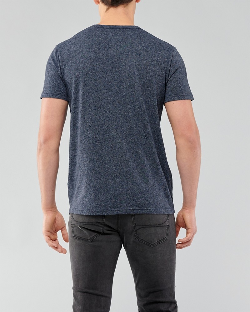 Hình Áo thun nam Hollister HCO-US-T22 Applique Logo Graphic Tee