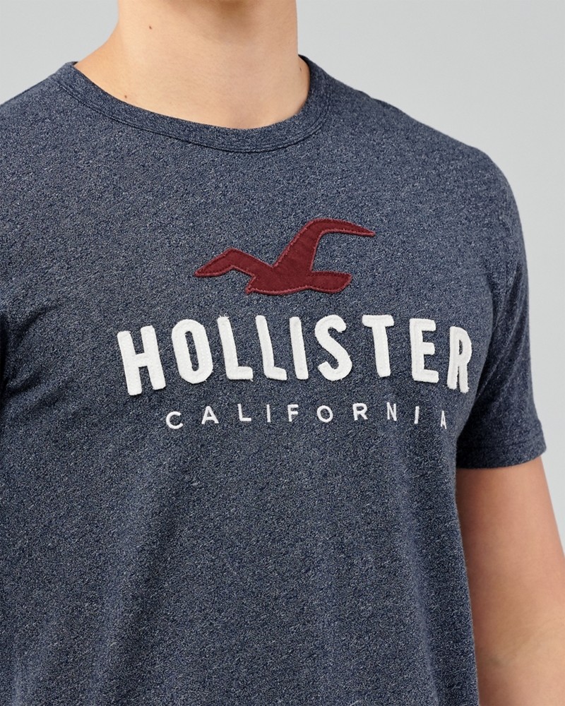 Hình Áo thun nam Hollister HCO-US-T22 Applique Logo Graphic Tee